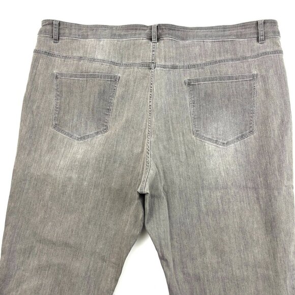 Coldwater Creek Straight Leg Women's size 24W Gray Denim Jeans - Picture 4 of 4